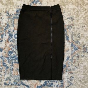 Ann Taylor Midi Pencil Skirt with Zipper